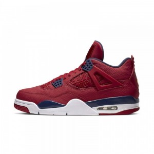 Nike AIR JORDAN 4 SE "FIBA" CL1184-617 Gym Red/White-metallic Gold-obsidian | 68JRVQLZT