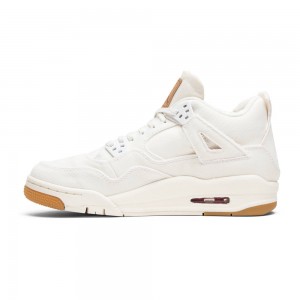 Nike Air Jordan 4 RTR Levis NRG BG AQ9103-100 White/White-white | 98KYXOERL