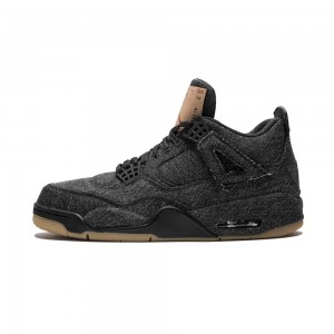 Nike Air Jordan 4 Retro Levis NRG "Black Levis" AO2571-001 Black/Black-black | 92TNXDVQU