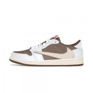 Nike Air Jordan TRAVIS SCOTT X AIR JORDAN 1 LOW OG "REVERSE MOCHA" DM7866-162 Mocha | 64LZXYTEB