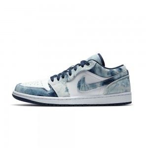 Nike Jordan Air Jordan 1 Low SE "Washed Denim" CZ8455-100 Washed Blue/White/Blue | 87HGFNXID