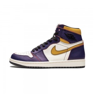 Nike Jordan Air Jordan 1 Retro High OG "LA to Chicago" CD6578-507 Purple/Sail-university Gold-bl | 91YRXWMIN