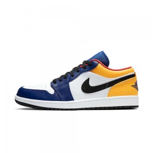 Nike Jordan Air Jordan 1 "Royal Yellow" 553558-123 Blue/Yellow/Orange | 05FPNDZKB