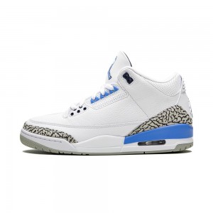 Nike Jordan Air Jordan 3 Retro "UNC" CT8532-104 White/Valor Blue-tech Gray | 59WHDQLJP