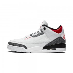 Nike Jordan Air Jordan 3 SE DNM "Fire Red" CZ6433-100 White/Fire Red/Black | 28OZAXFYW