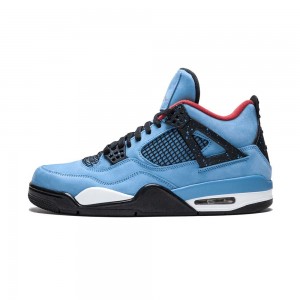 Nike Jordan Air Jordan 4 Retro "Travis Scott _ Cactus Jack" 308497-406 University Blue/Varsity Red/Black | 56XEAMUNS