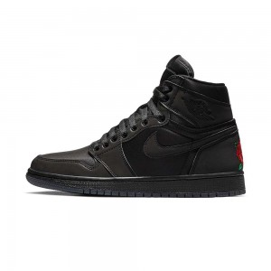 Nike WMNS Air Jordan 1 Retro High OG "Rox Brown" BV1576-001 Black/Black-metallic Goldrown/White | 02YTPZQVL