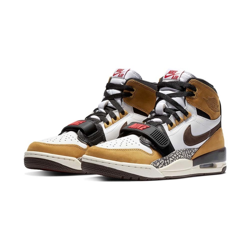 Nike AIR JORDAN LEGACY 312 AV3922-102 White/Baroquebrown-wheat | 84TLEPZDX