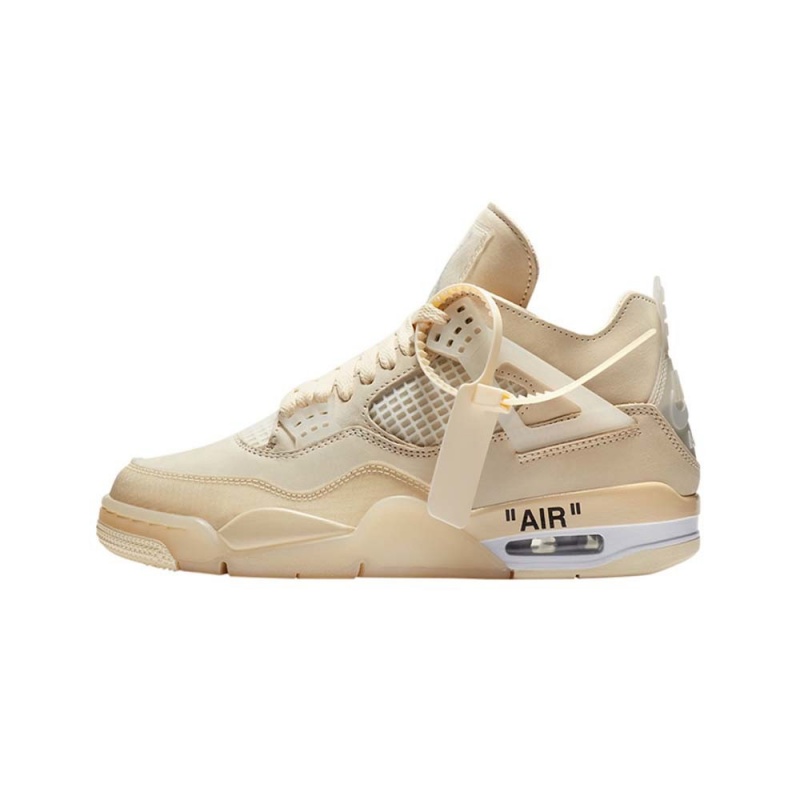 Nike Air Jordan 4 Retro Off-White Sail CV9388-100 Sail/Muslin-white-black | 79QZHXCSK