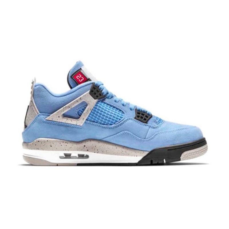 Nike Air Jordan 4 Retro University Blue (GS) 408452-400 University Blue/Tech Grey/White/Black | 48BRTWNDL