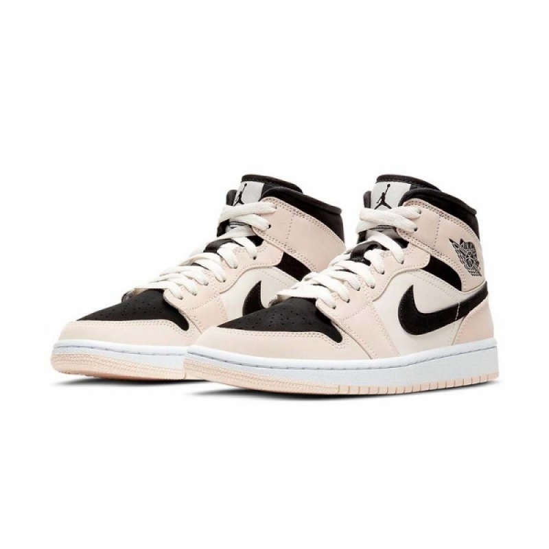 Nike Jordan 1 Mid-High Barely Orange Light Violet (W) BQ6472-800 Guava Ice/Black-sail | 01YQRPFDE